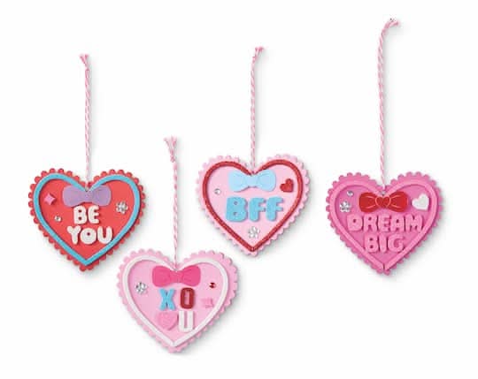 Valentine Heart Ornament Craft Kit By Creatology