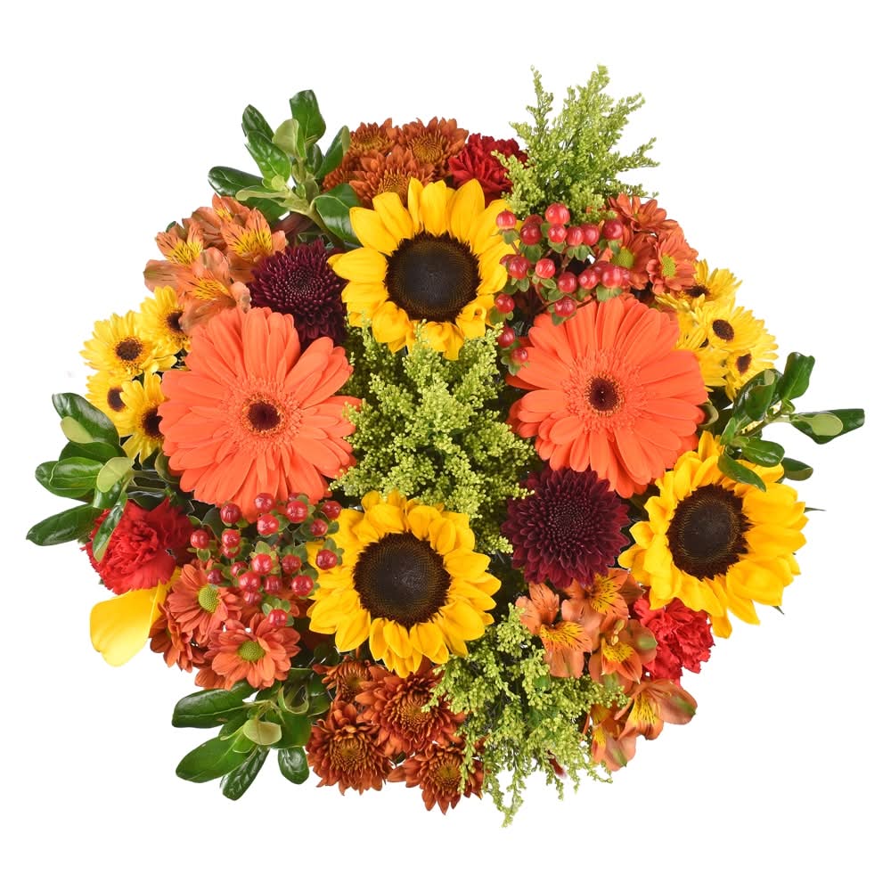 Bloom Haus Flowers Whimsical Bouquet With White Pink & Purple Flowers (28 ct)