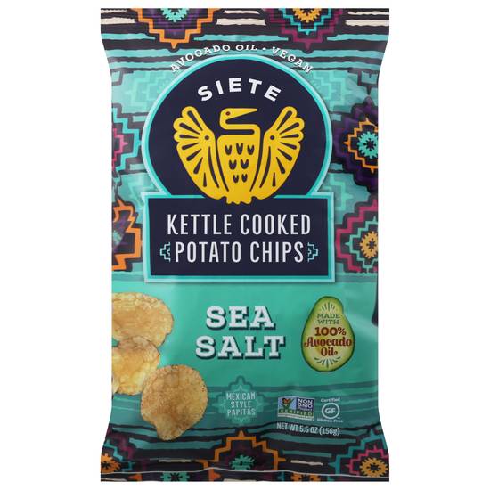 Siete Foods Sea Salt Kettle Cooked Potato Chips Gluten Free