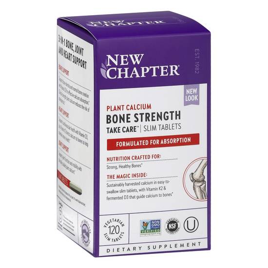 Take Care Bone Strength Supplement New Chapter 120 tablets