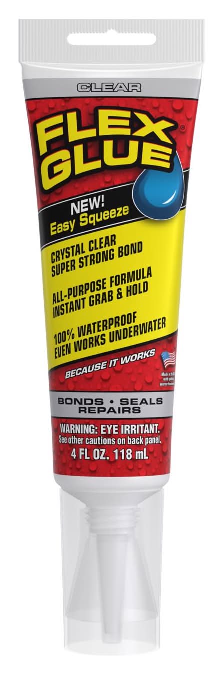 Flex Seal Family Of Products Flex Glue Clear Rubberized Waterproof Adhesive 4