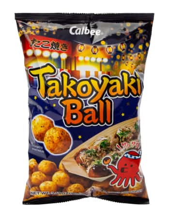 Calbee® Takoyaki Ball Flavored Corn Snacks 3.17oz