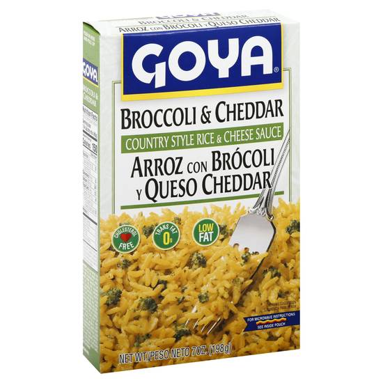Goya Broccoli & Cheddar Country Style Rice & Cheese Sauce (7 oz)