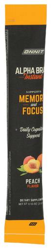 Onnit Alpha Brain Instant Peach Spice