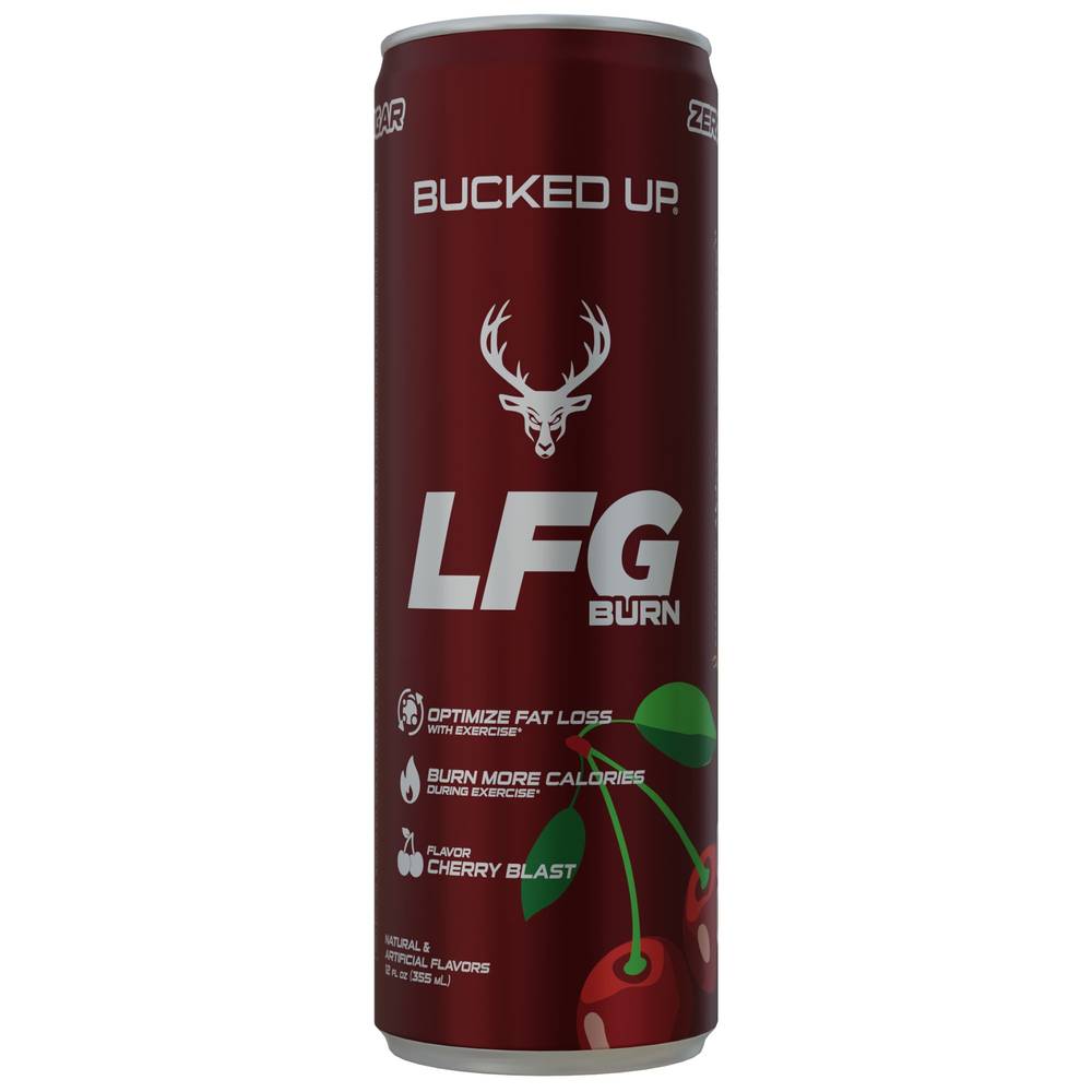 Bucked Up Zero Sugar Lfg Burn Energy Drink (12 fl oz) (cherry blast)