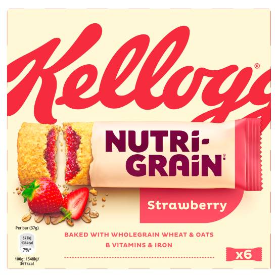 Kellogg's Nutri-Grain Strawberry Snack Bars