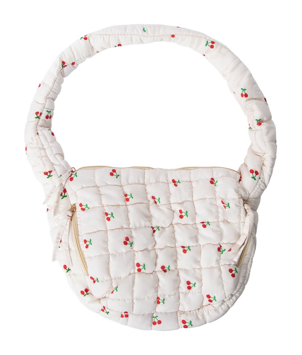 Quilt Cloud Handbag Cherries