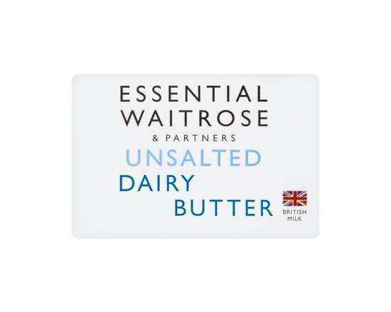 Essential Waitrose & Partners Unsalted Dairy Butter 250g