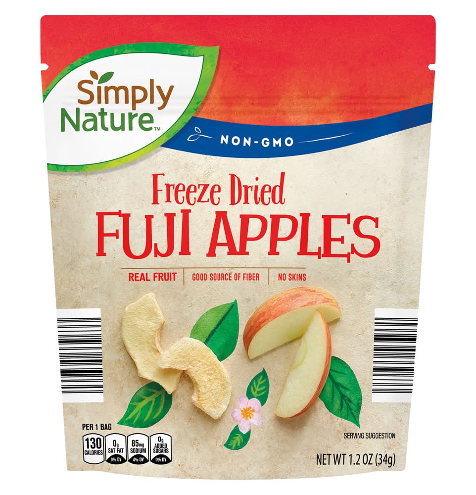 Simply Nature Freeze Dried Fuji Apples (1.2 oz)