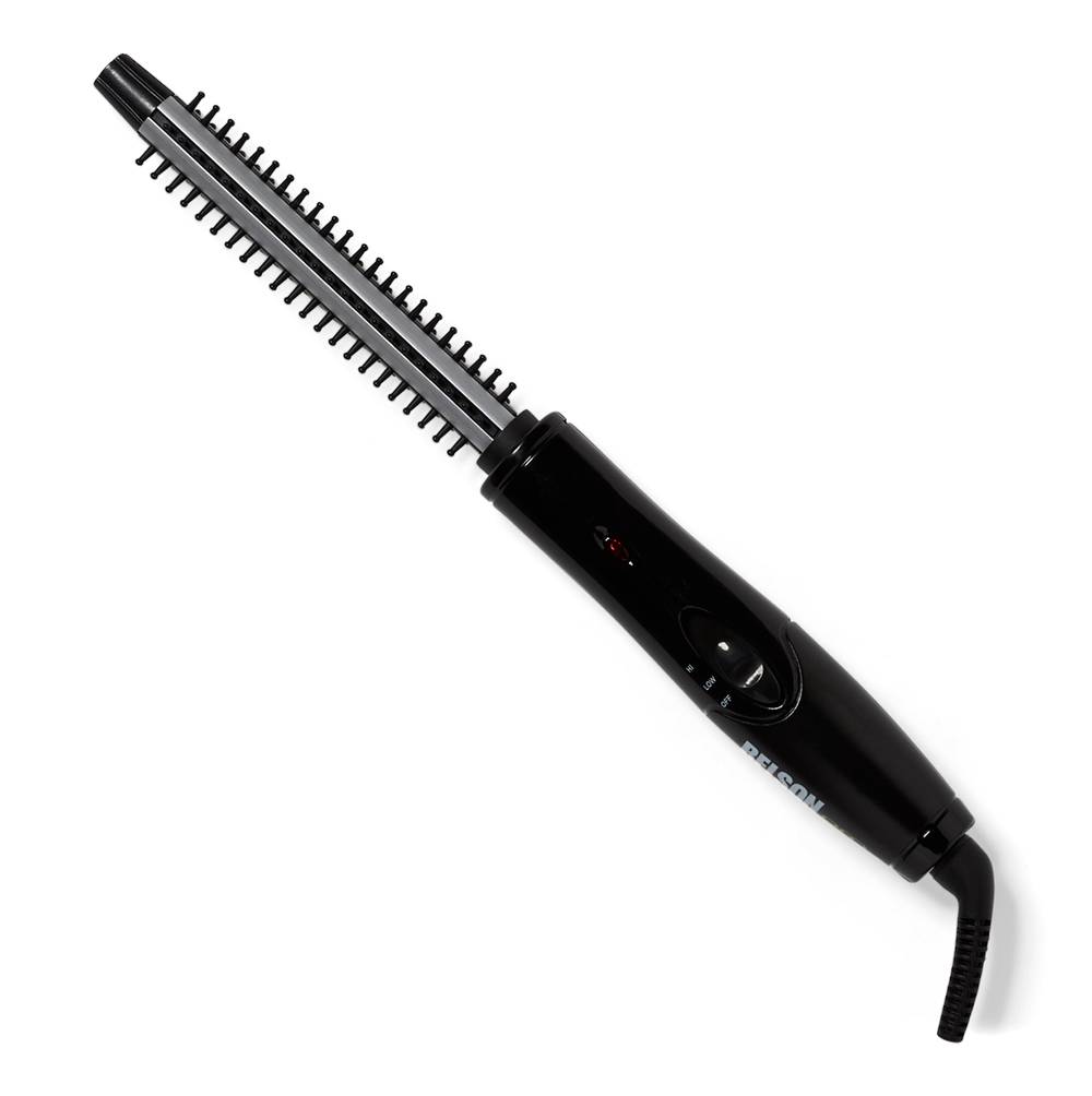 Belson Pro Professional Dual-Heat Curling Brush Iron