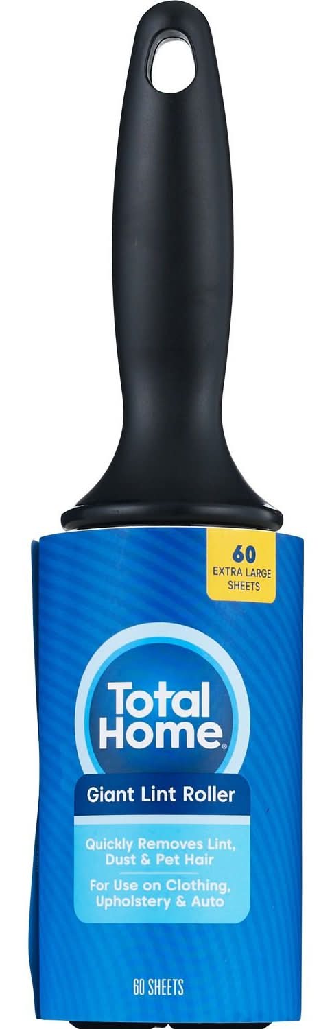 Total Home Giant Lint Roller, 60 Sheets