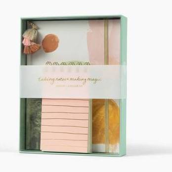 Garven Journal With Spiral Notepad Set
