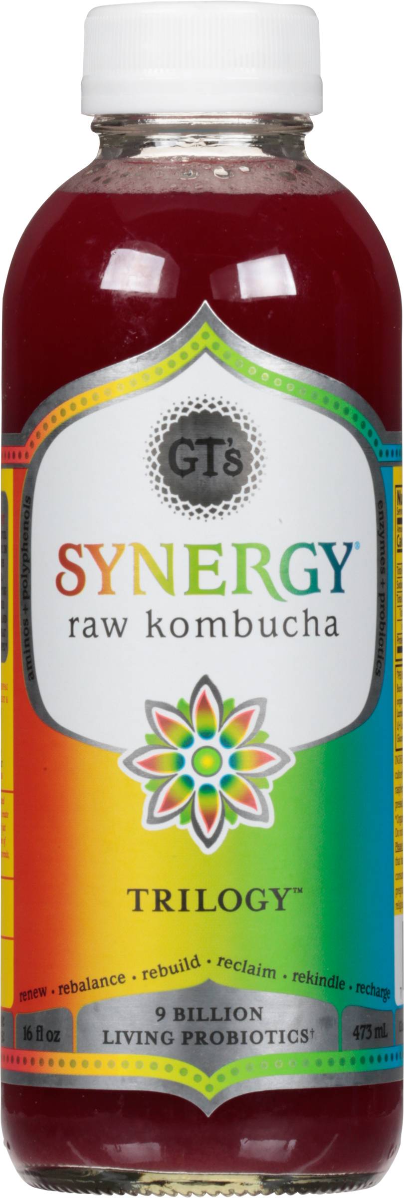 Gt's Synergy Raw Kombucha (16 fl oz) (trilogy)