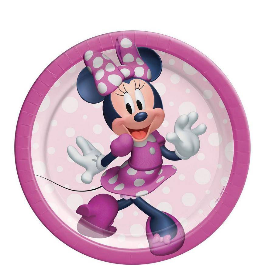 Party City Minnie Mouse Forever Dessert Plates