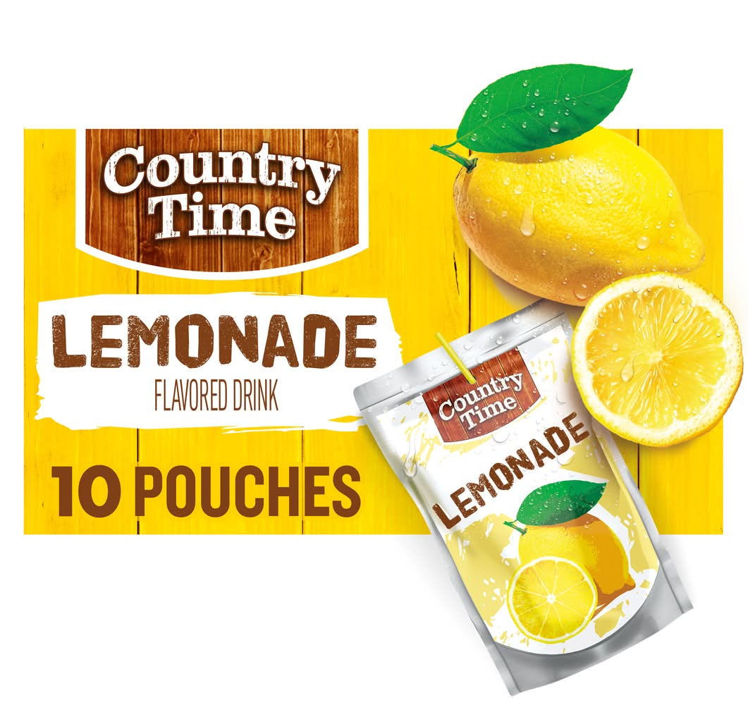 Country Time Flavored Drink, Lemonade (10 x 6 fl oz)