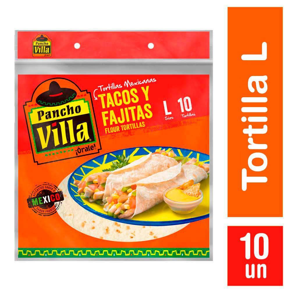 Pancho Villa · Tortilla para tacos y fajitas l (10 un)