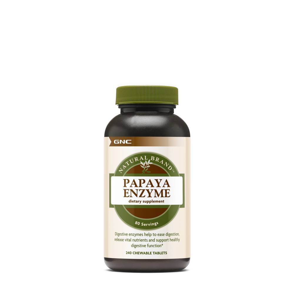 Gnc Natural Papaya Enzyme Tablets (240 ct)