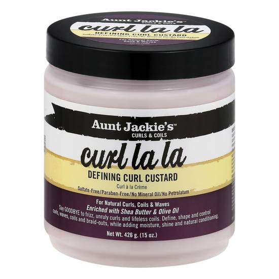 Aunt Jackie's Curl La La Defining Curl Custard Sulfate Free (15 oz)