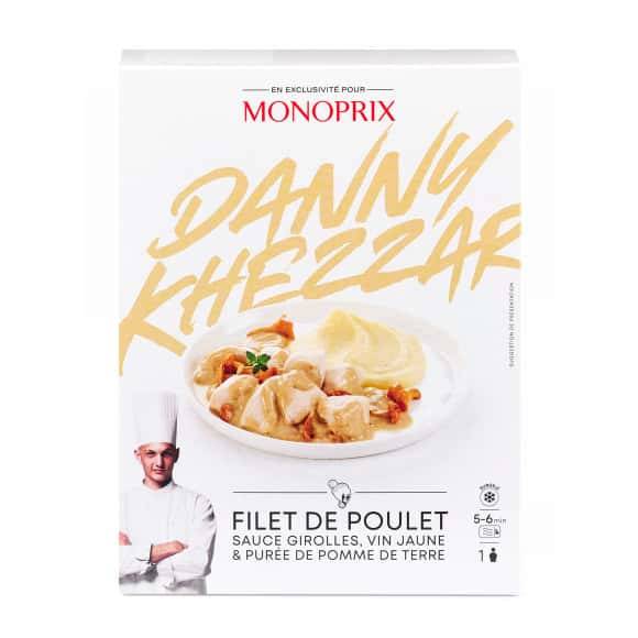 Danny Khezzar X Monoprix Filet De Poulet Sauce Aux Girolles Et Vin Jaune & Puree De Pom   Me De Terre Le Paquet De 350G