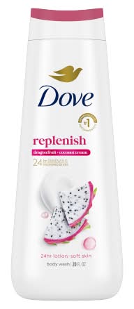 Dove Replenish Body Wash, Dragon Fruit-Coconut Cream (20 fl oz)