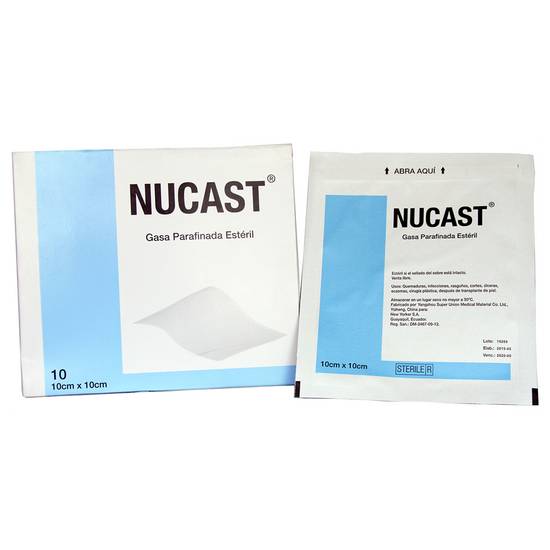 NUCAST GASAS PARAFINADA 10CMX10CM SOB*10