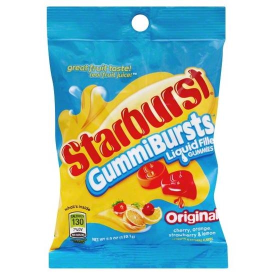 Starburst Gummibursts Liquid Filled Original Gummies