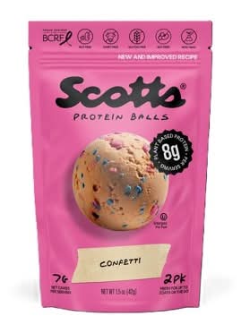 Scott's Confetti Plant-Based Protein Balls - 1.4oz