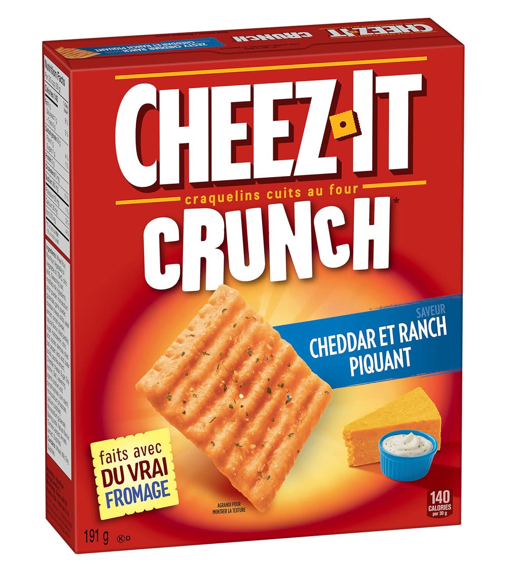 Cheez-It Crunch Cheddar Ranch Crackers (191 g)