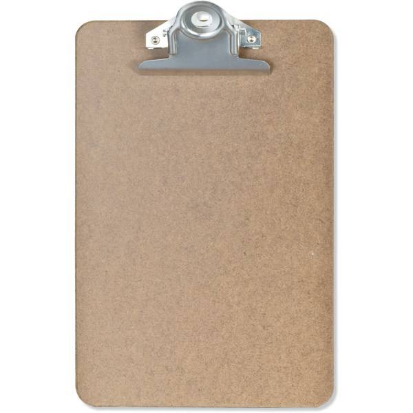 Office Depot Light Brown Memo Size Clipboard