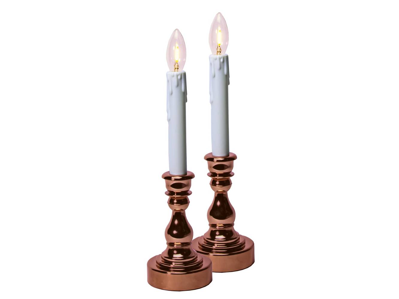 GE 13.5-in Lighted Candle (2-Pack) Battery-operated Christmas Decor | 78283LO