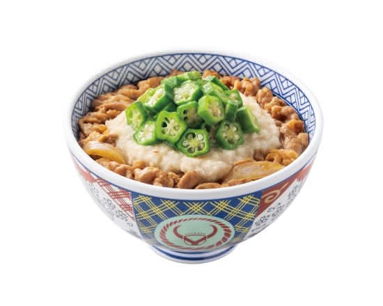 とろろおくら牛丼