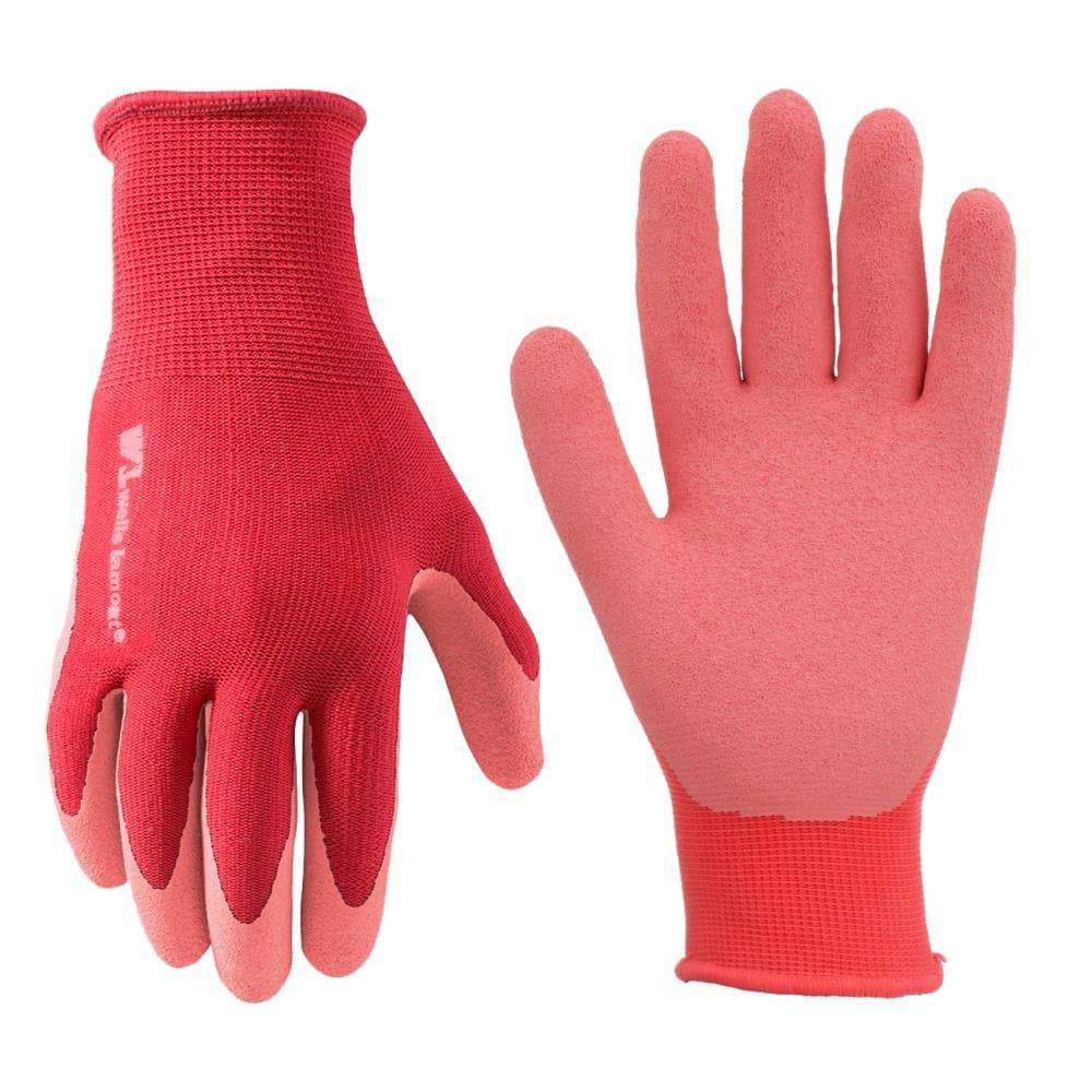 Wells Lamont Small/Medium Pink Latex Dipped Latex Gloves, (1-Pair) | 462MO-L01