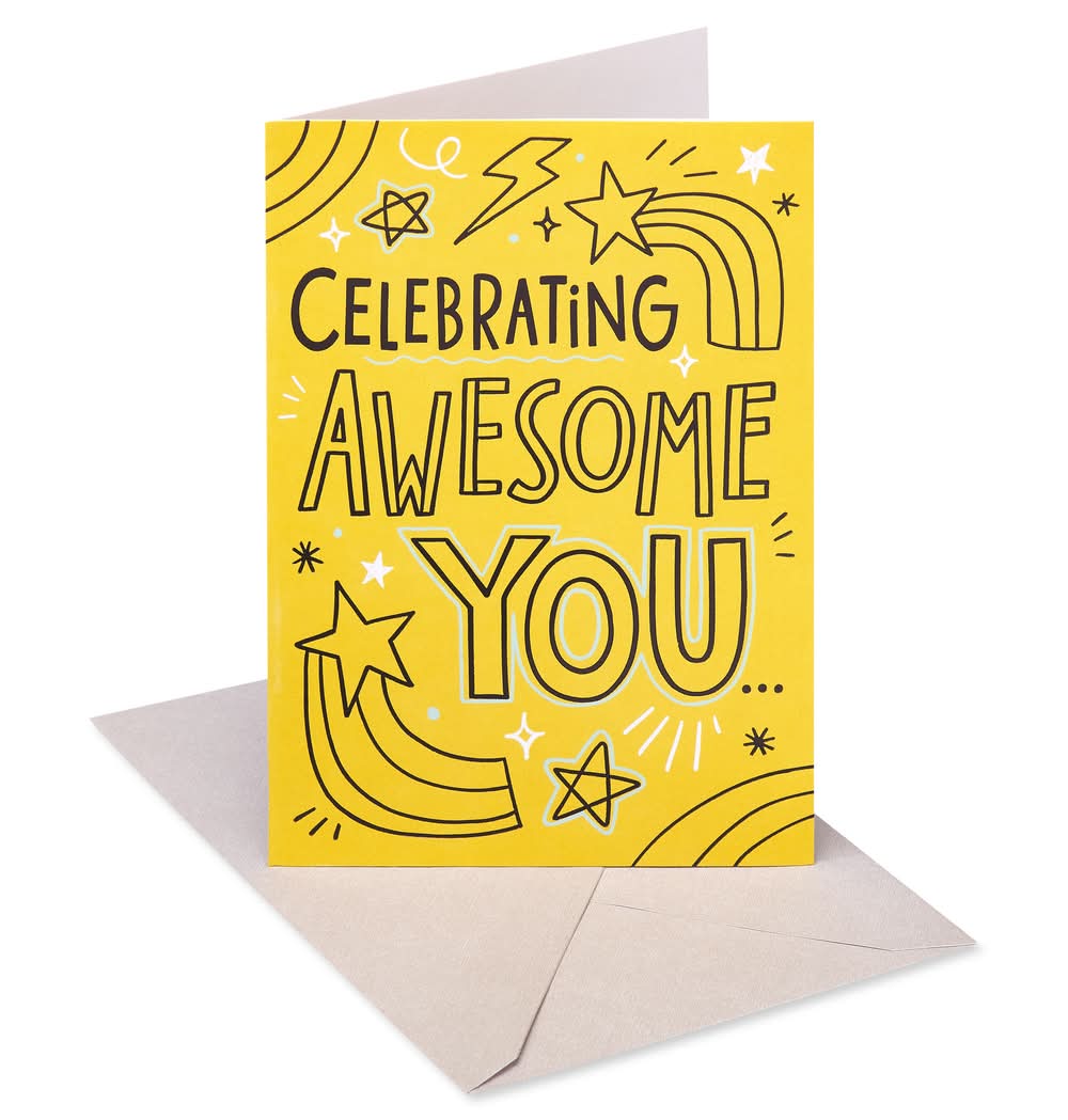 American Greetings Celebrating Awesome You Greeting Card