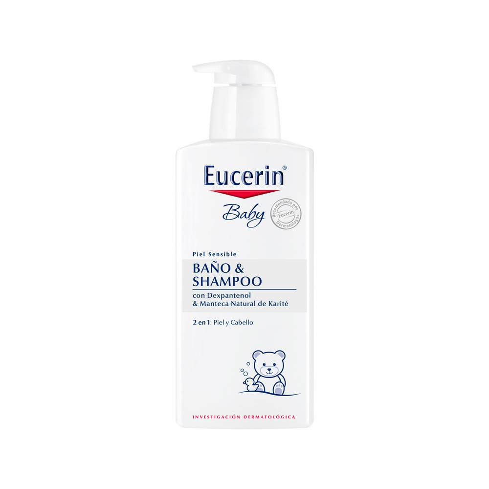 Eucerin jabón y shampoo para bebé (400 ml)