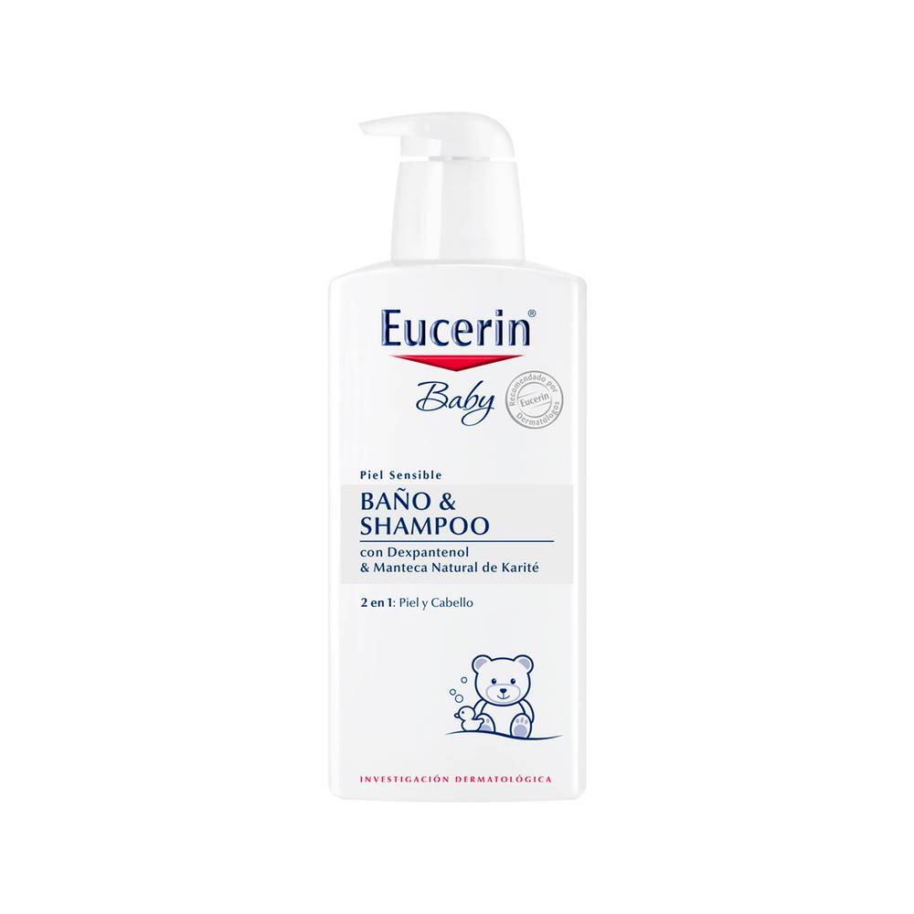 Eucerin · Jabón y shampoo para bebé (400 ml)