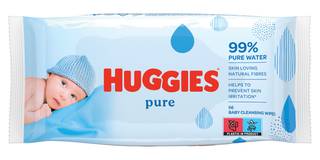 Huggies® Pure Baby Wipes - 1 Pack of 56 Wipes