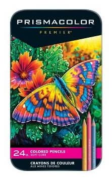 Prismacolor Premier Colored Pencils Box, Assorted (24 ct)