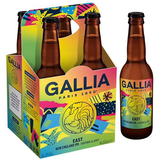 Gallia - Bière blonde (4 pack, 330 ml)