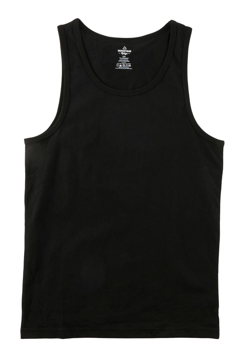 Mountain Ridge Men's Scooped Tank Top (XL, Anthracite)