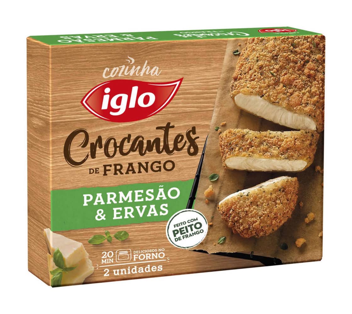 Iglo crocante de frango com parmesão e ervas (embalagem 180 g)