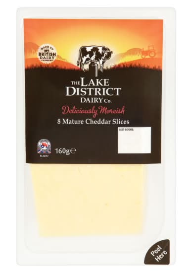 The Lake District Dairy Co. Mature Cheddar Slices (8 pack)