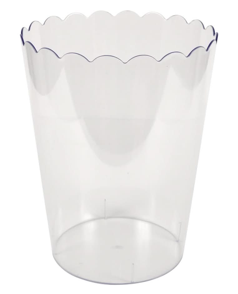 Caterer's Corner Scalloped Containers 9.5 oz, 7.71x6 in, Clear