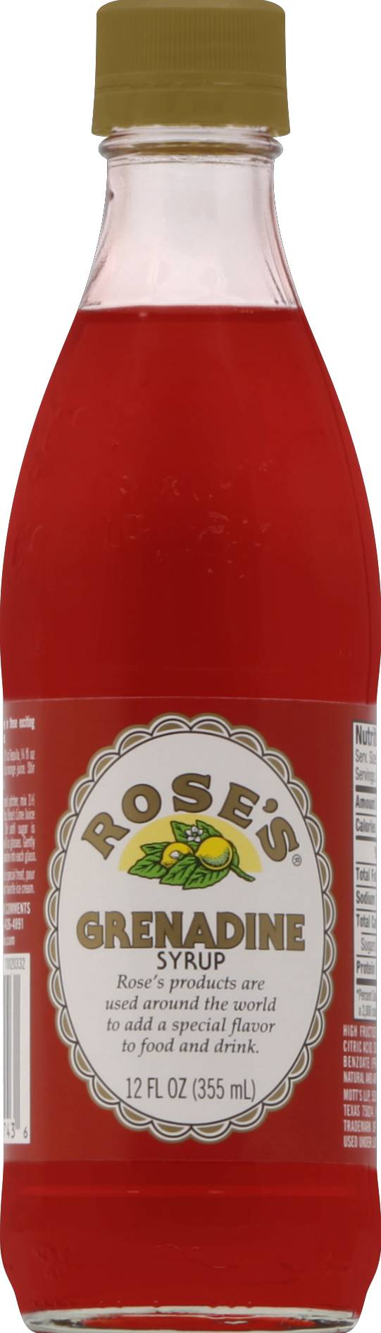 Rose's Grenadine Syrup (12 fl oz)