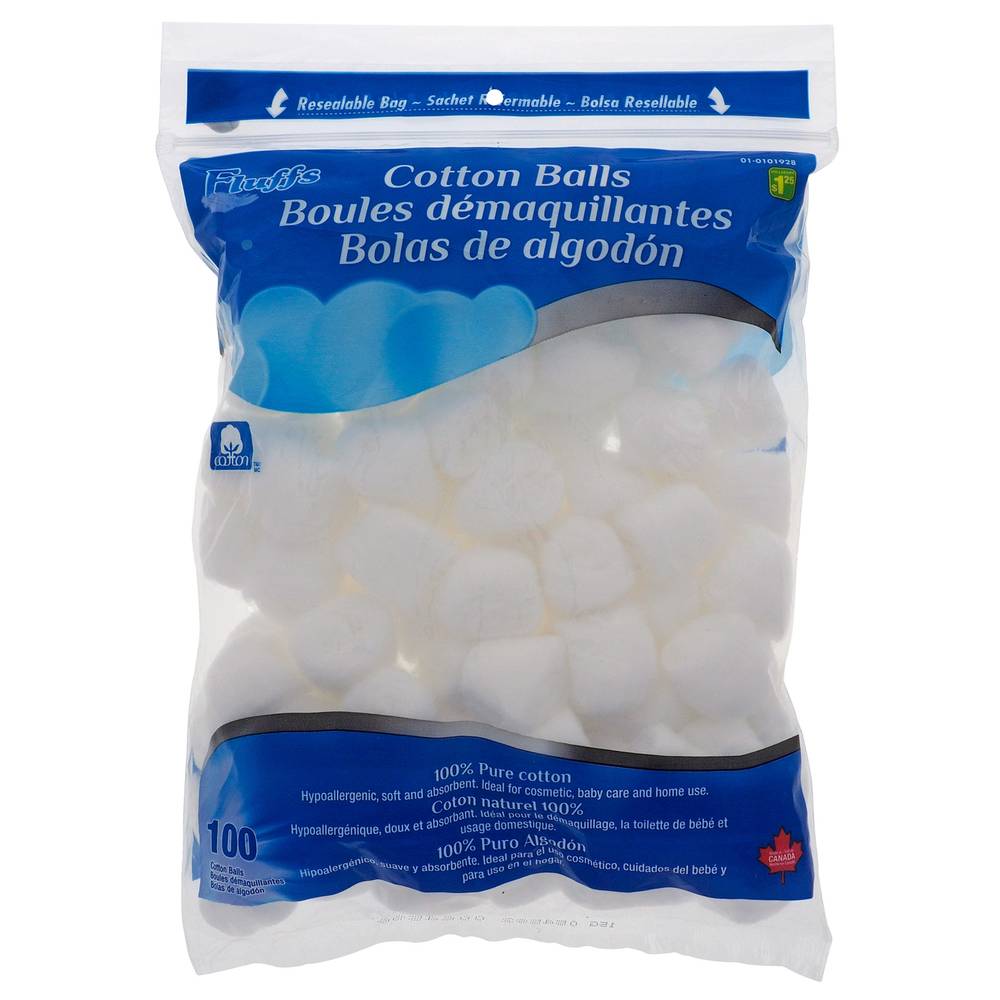 Cotton Balls, 100 Pack