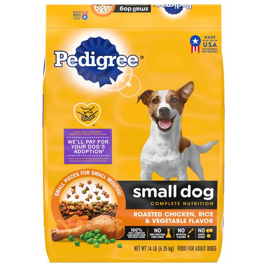Pedigree Small Dog Roasted Chicken Rice & Vegetable Dog Food