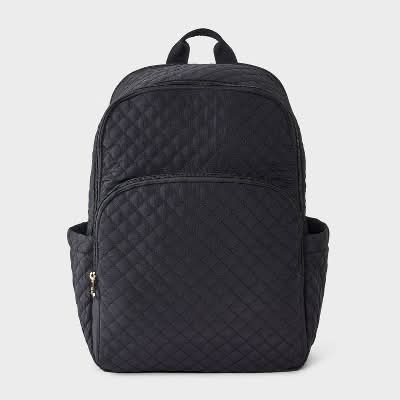 Universal Thread Quilted Dome Backpack, Black