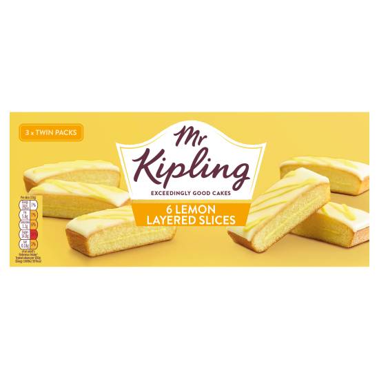 Mr Kipling Coronation Celebration Lemon Layered Slices