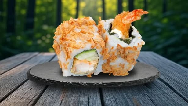 🍥 🥢 Crispy Tempura Crevette Avocat