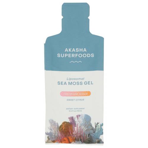 Akasha Superfoods Sweet Citrus Liposomal Sea Moss Gel