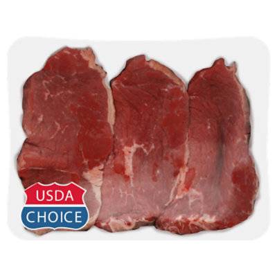 Beef Usda Choice Steak Bottom Round Thin - 1 Lb